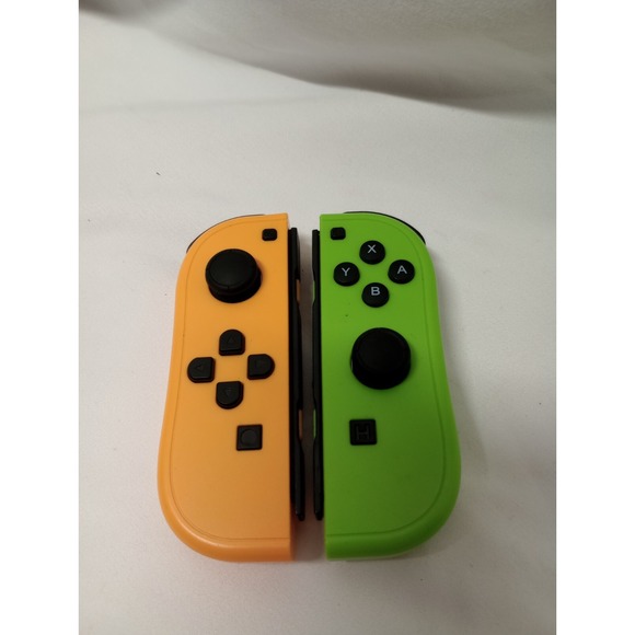 Singland Joy Con Controller For Nintendo Switch Neon Orange/Green - Picture 1 of 4